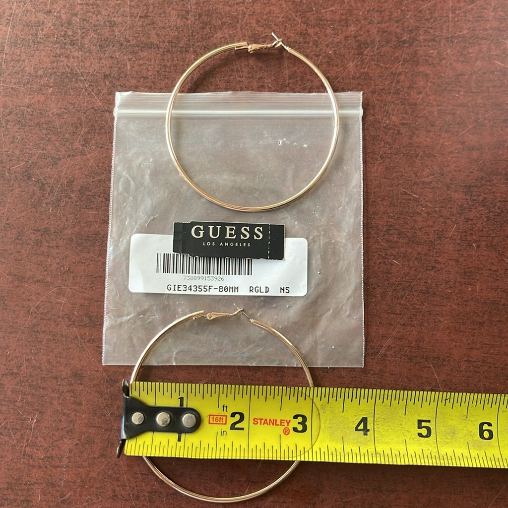 Rose Gold GuessMarciano Earrings 9$